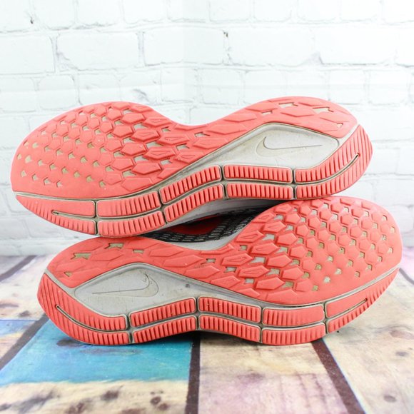 Nike Air Zoom Pegasus 35 Gray Mesh Breathable Low Top Running Shoes Size 12 - Picture 10 of 10